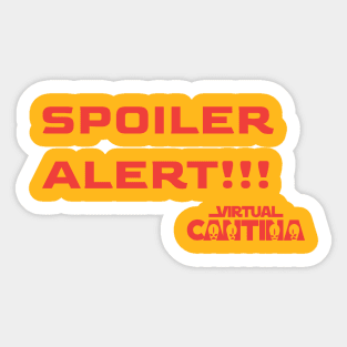 Jeff’s spoiler alert Sticker